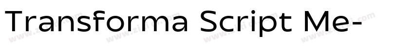 Transforma Script Me字体转换